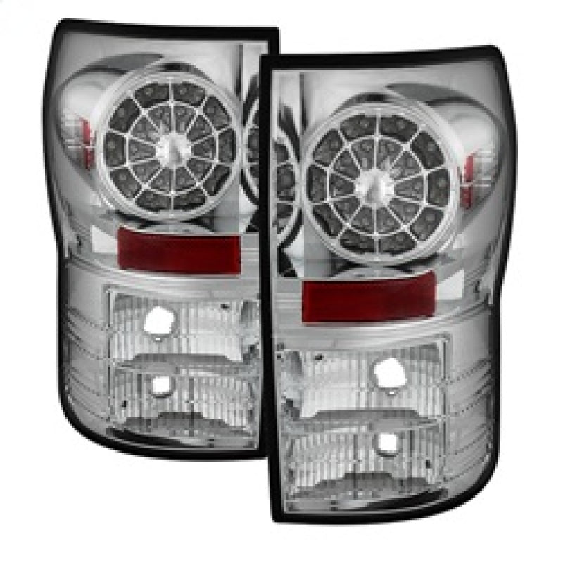 Spyder Toyota Tundra 07-13 LED Tail lights Chrome ALT-YD-TTU07-LED-C SPYDER Tail Lights  AXOPROS