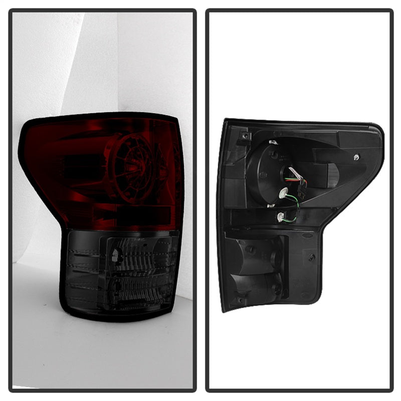Spyder Toyota Tundra 07-13 LED Tail lights Red Smoke ALT-YD-TTU07-LED-RS SPYDER Tail Lights  AXOPROS