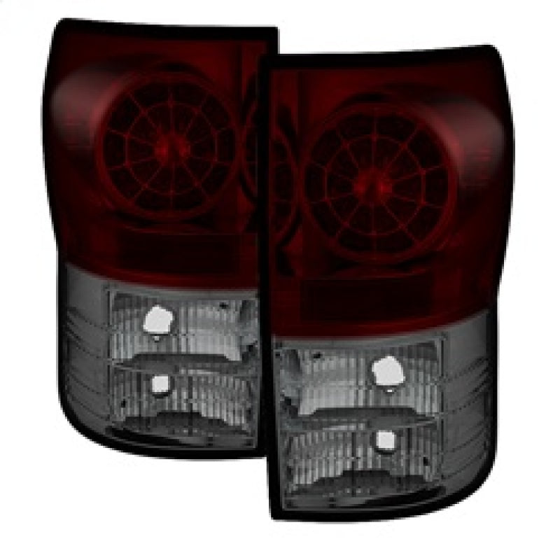 Spyder Toyota Tundra 07-13 LED Tail lights Red Smoke ALT-YD-TTU07-LED-RS SPYDER Tail Lights  AXOPROS