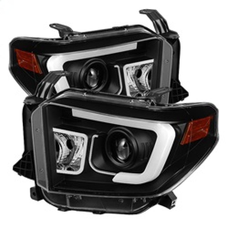 Spyder Toyota Tundra 2014-2016 Projector Headlights Light Bar DRL Black PRO-YD-TTU14-DRL-BK SPYDER Headlights AXOPROS