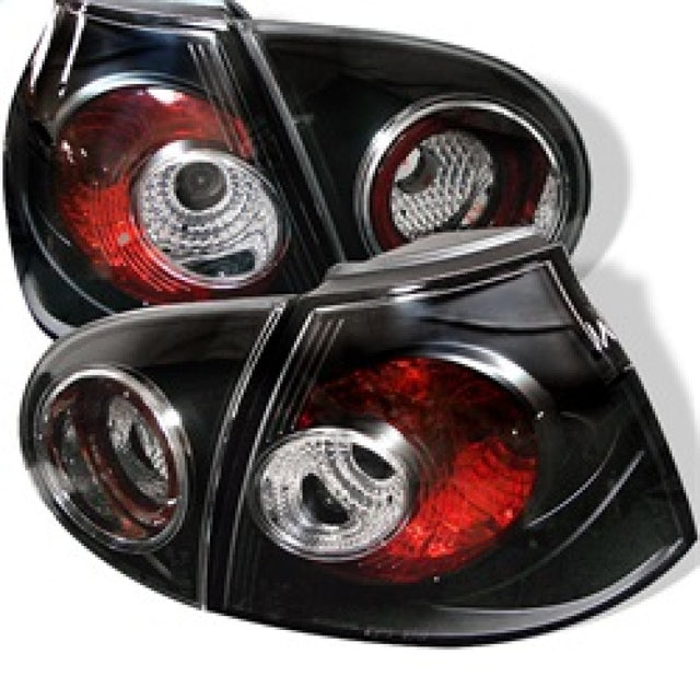 Spyder Volkswagen Golf V 06-09 Euro Style Tail Lights Black ALT-YD-VG03-BK SPYDER Tail Lights  AXOPROS