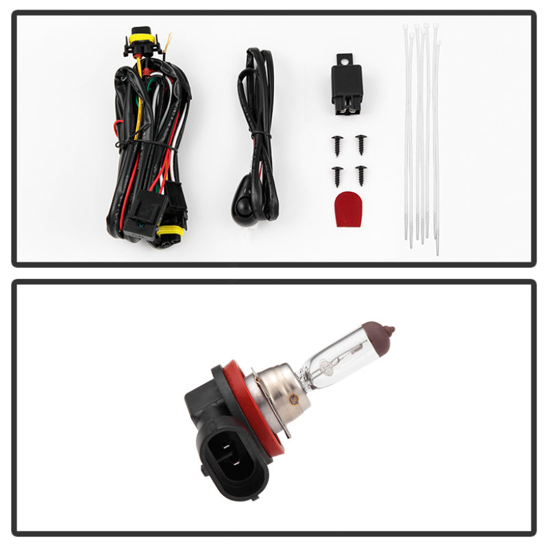 Spyder Volkswagen Jetta MK6 2015-2016 Sedan 4Dr only OEM Style Fog Lights w/Switch Clear FL-VJ2015-C SPYDER Fog Lights AXOPROS