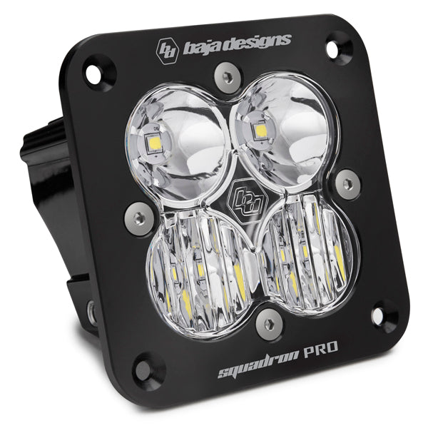 Squadron Pro Black Flush Mount LED Auxiliary Light Pod Baja Designs Auxiliary Light AXOPROS