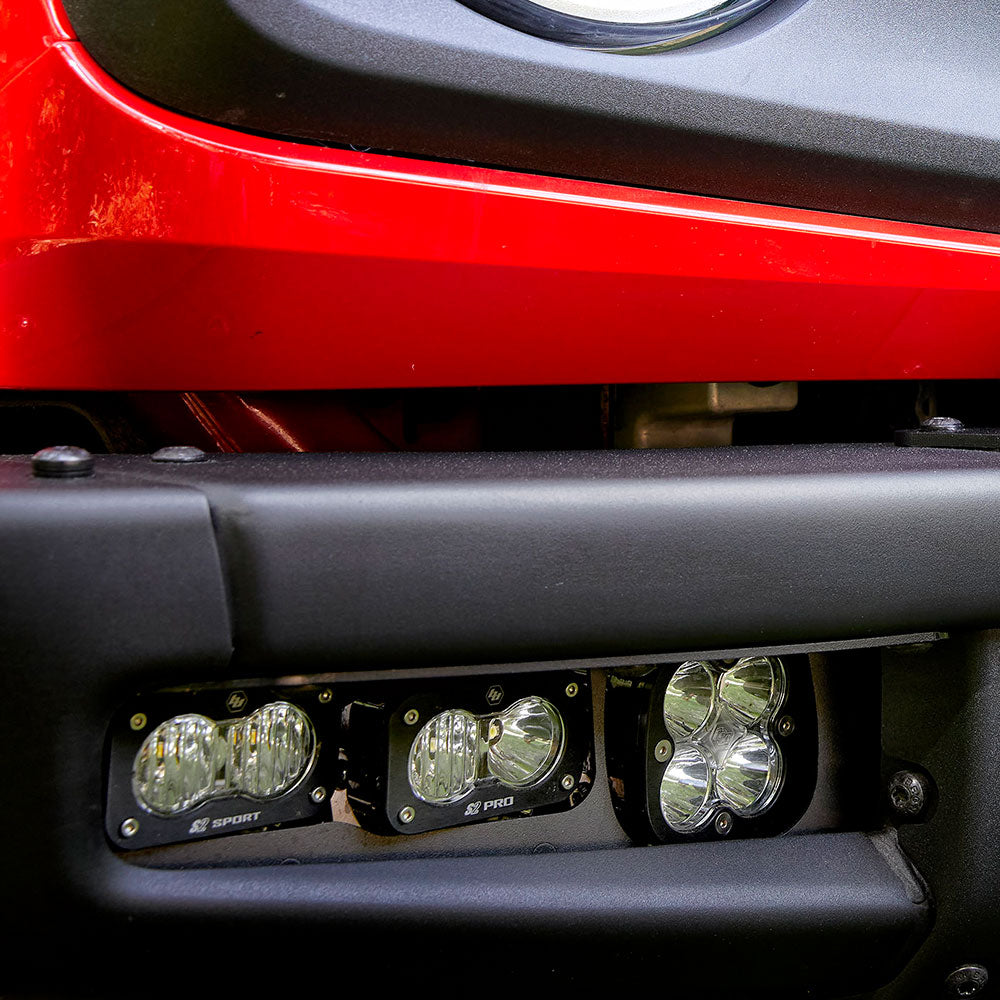 Squadron Pro/Dual S2 Sport Steel Bumper Fog Pocket Light Kit Baja Designs Fog Light Kit AXOPROS