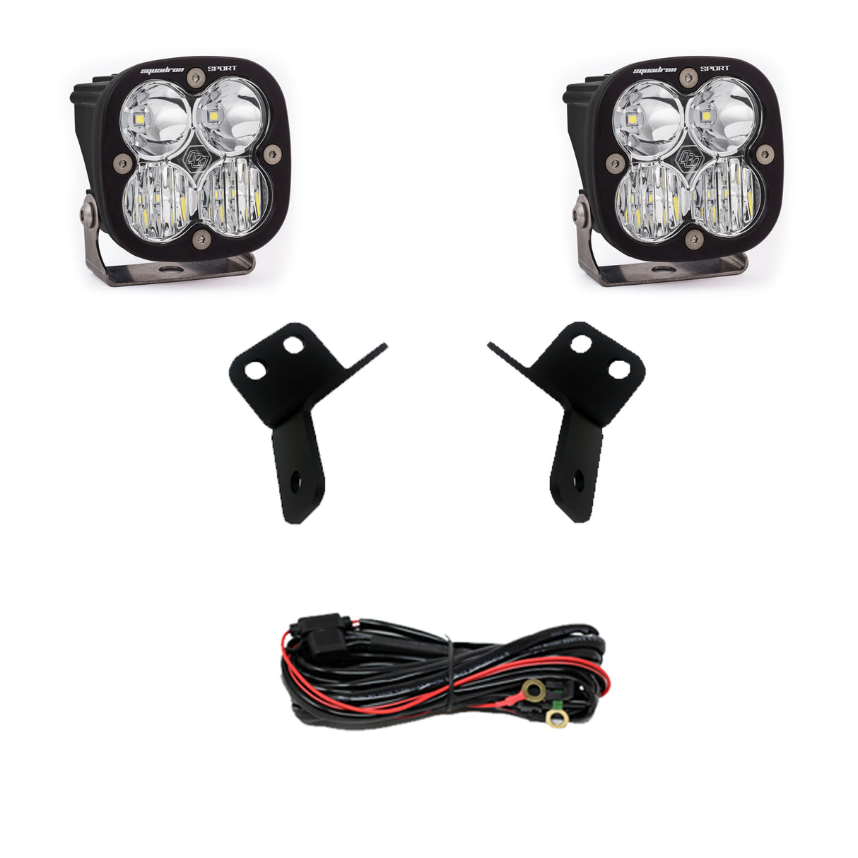 Squadron Sport A-Pillar Light Kit Baja Designs Auxiliary Light AXOPROS