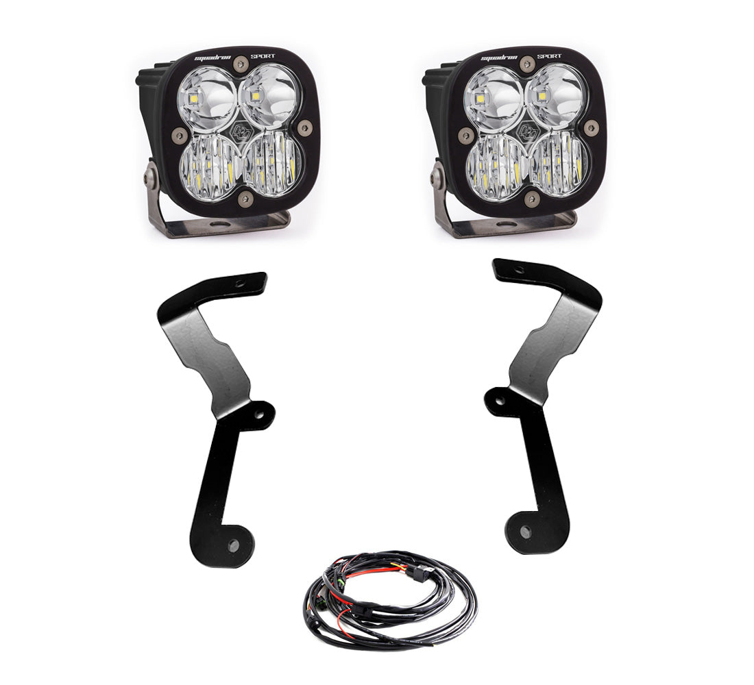 Squadron Sport A-Pillar Light Kit Baja Designs Auxiliary Light AXOPROS