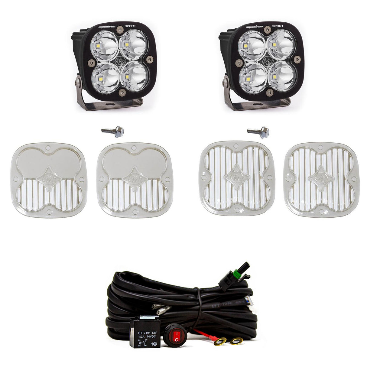 Squadron Sport A-Pillar Light Kit Baja Designs Auxiliary Light AXOPROS
