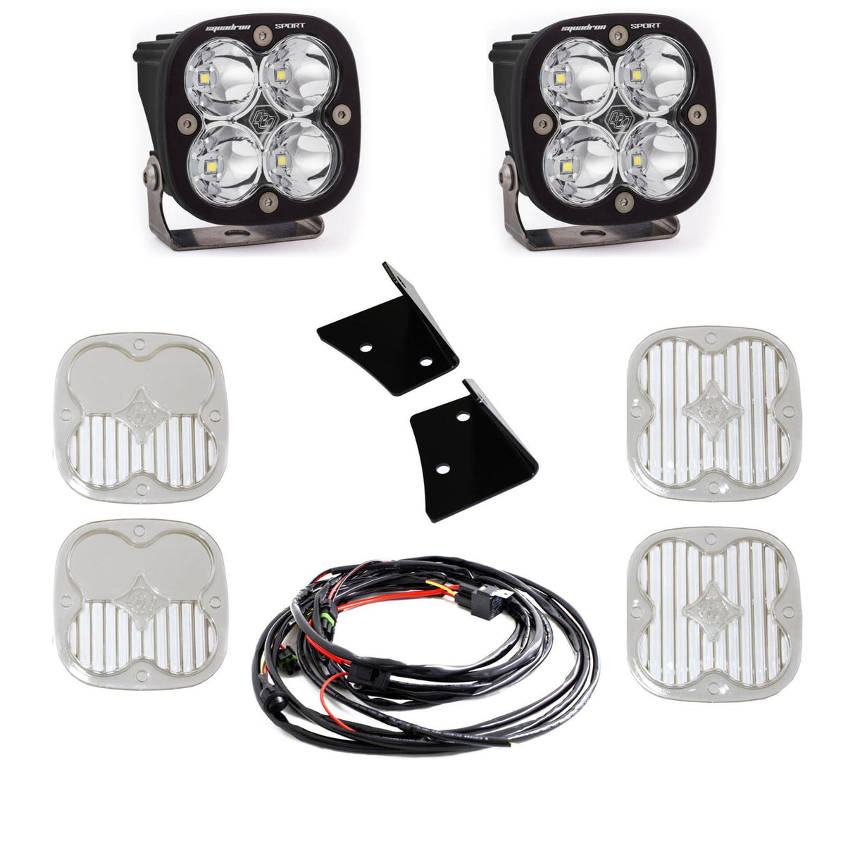 Squadron Sport A-Pillar Light Kit Baja Designs Auxiliary Light AXOPROS