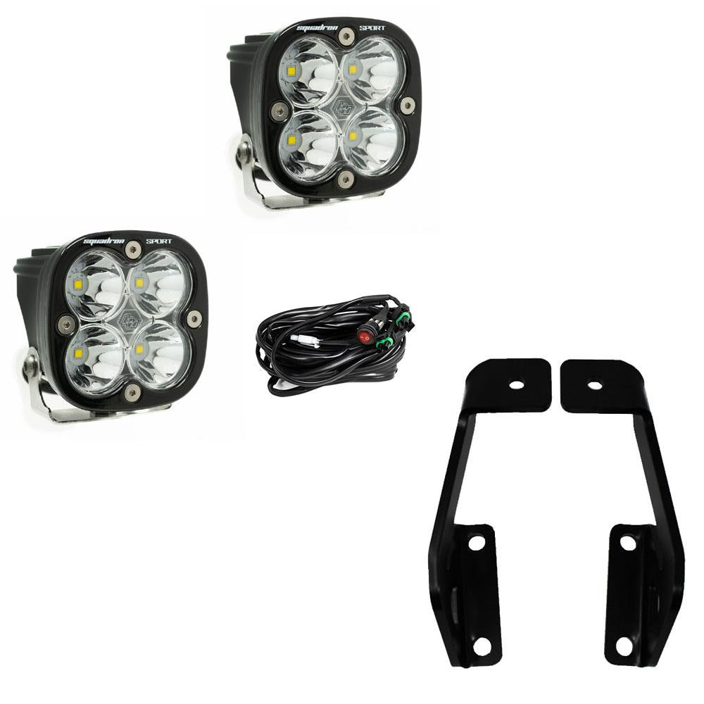 Squadron Sport A-Pillar Light Kit Baja Designs Auxiliary Light AXOPROS