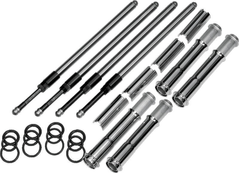 S&S Cycle 2017+ M8 Models Quickee Adjustable Pushrods w/ Cover Keepers S&S Cycle Push Rods AXOPROS