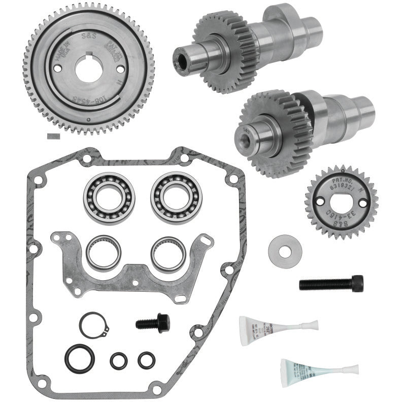 S&S Cycle 99-06 BT Gear Drive Camshaft Complete Kit S&S Cycle Camshafts AXOPROS