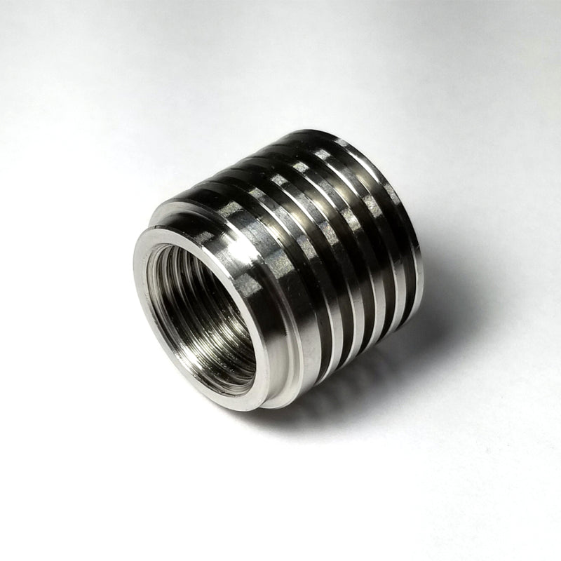 Stainless Bros M18x1.5 O2 Sensor Bung with Built in Heat Sink Stainless Bros Bungs AXOPROS