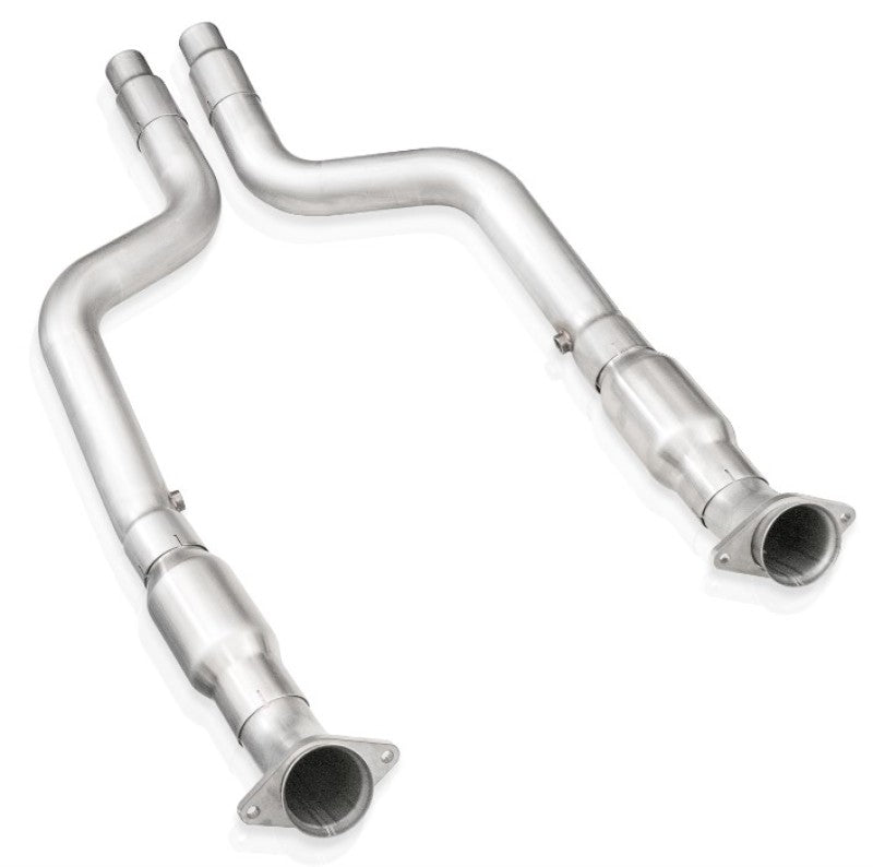 Stainless Works 15-21 Dodge Challenger/Charger 6.2L/6.4L High-Flow Catted Midpipe Kit 3in Stainless Works Connecting Pipes AXOPROS