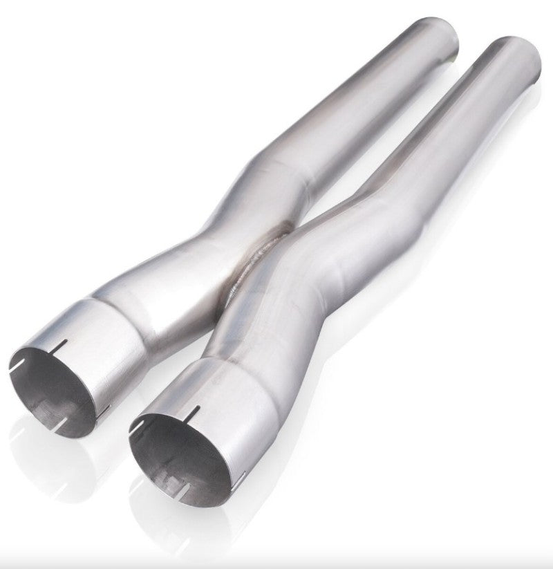 Stainless Works 3in X-Pipe (Parallel) w/ 4.125in Center-to-Center - 3in ID Expanded Inlets Stainless Works Connecting Pipes AXOPROS