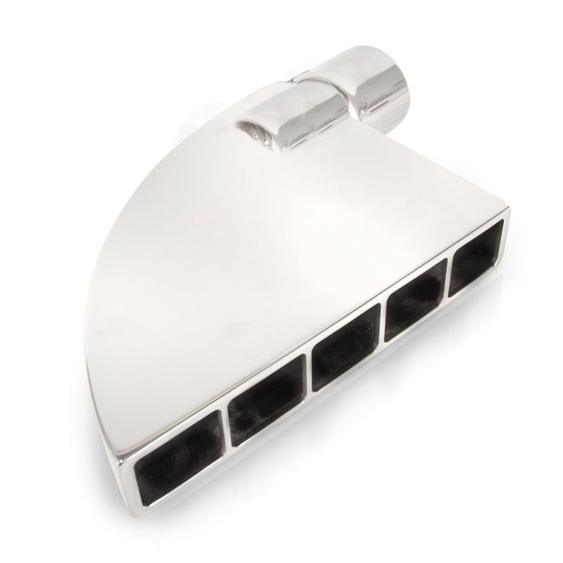 Stainless Works Boxxter Exhaust Tips 2 1/2in ID Inlet 1.5in x 8.5in 90 Degree Stainless Works Tips AXOPROS