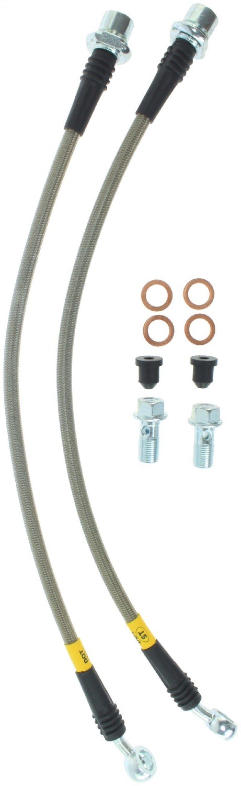 StopTech 00-05 Lexus IS300 / 02-08 SC430 Front Stainless Steel Brake Lines Stoptech Brake Line Kits AXOPROS