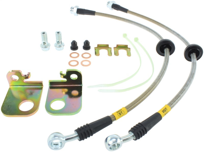 StopTech 05-06 Pontiac GTO SS Front Brake Line Kit Stoptech Brake Line Kits AXOPROS