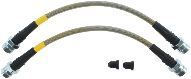 StopTech 06-12 Audi A3/08-13 TT Quattro / 05-12 VW Jetta Rear Stainless Steel Brake Line Kit Stoptech Brake Line Kits AXOPROS