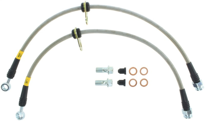 StopTech 06-14 Honda Ridgeline Stainless Steel Front Brake lines Stoptech Brake Line Kits AXOPROS