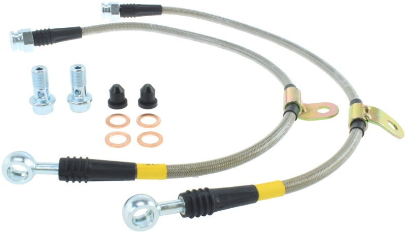 StopTech 10 Hyundai Genesis Front Stainless Steel Brake Lines Stoptech Brake Line Kits AXOPROS