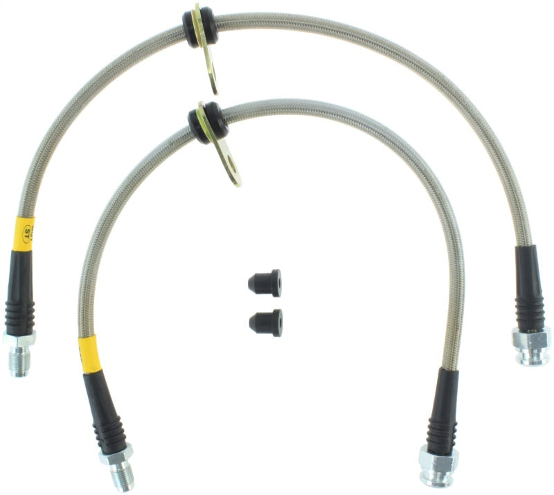 StopTech 2014 Ford Fiesta ST Stainless Steel Rear Brake Lines Stoptech Brake Line Kits AXOPROS