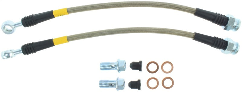 StopTech 2016 Mazda Miata Stainless Steel Rear Brake Lines Stoptech Brake Line Kits AXOPROS