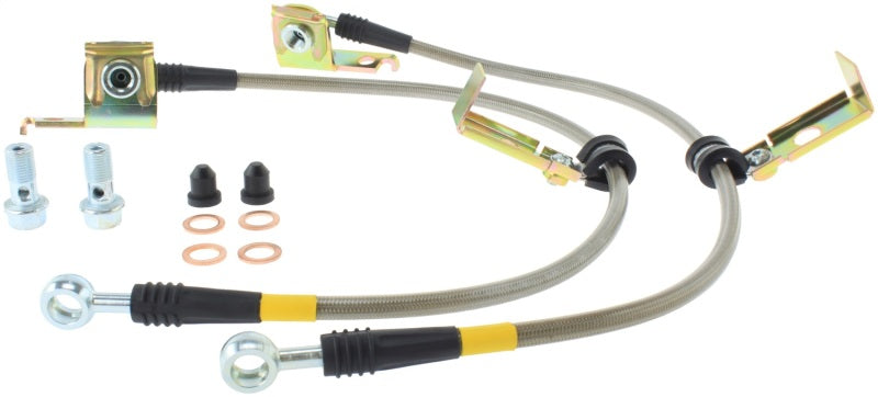 StopTech 95-00 Dodge Viper Stainless Steel Rear Brake Line Kit Stoptech Brake Line Kits AXOPROS