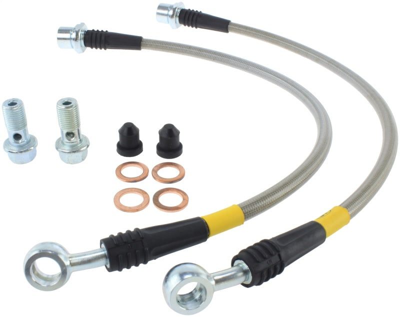 StopTech 96 Audi S4 / 06-10 Lexus IS250/IS350 Stainless Steel Rear Brake Lines Stoptech Brake Line Kits AXOPROS