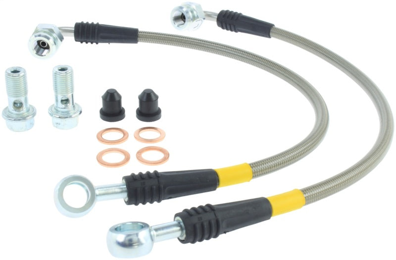 StopTech Evo 8 & 9 Stainless Steel Rear Brake Lines Stoptech Brake Line Kits AXOPROS