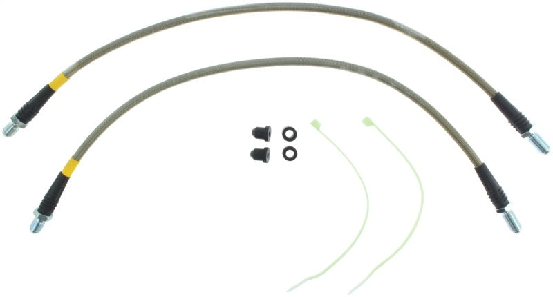 StopTech Lotus 05-11 Elise/06-10 Exige Rear Stainless Steel Brake Line Kit Stoptech Brake Line Kits AXOPROS