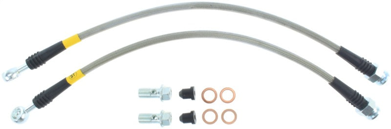 StopTech Mazda Miata NA 1.6 Stainless Steel Front Brake Lines Stoptech Brake Line Kits AXOPROS