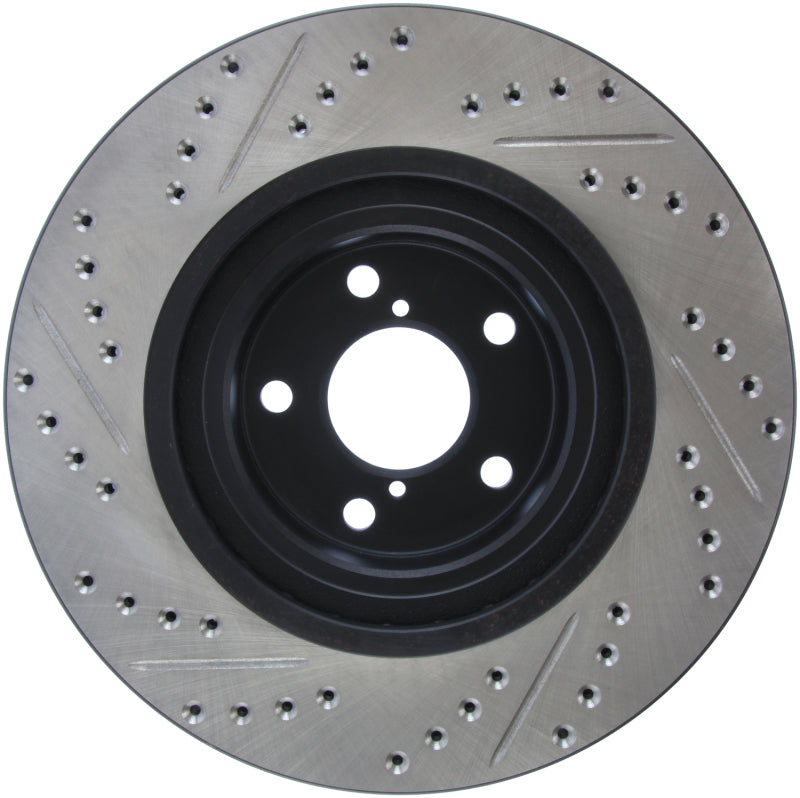 StopTech Slotted & Drilled Sport Brake Rotor Stoptech Brake Rotors - Slot & Drilled AXOPROS