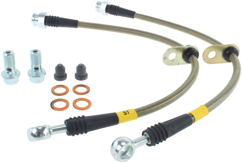 StopTech Stainless Steel Brake Line Kit - Front Stoptech Brake Line Kits AXOPROS