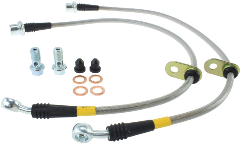 StopTech Stainless Steel Front Brake lines for 95-04 Toyota Tacoma Stoptech Brake Line Kits AXOPROS