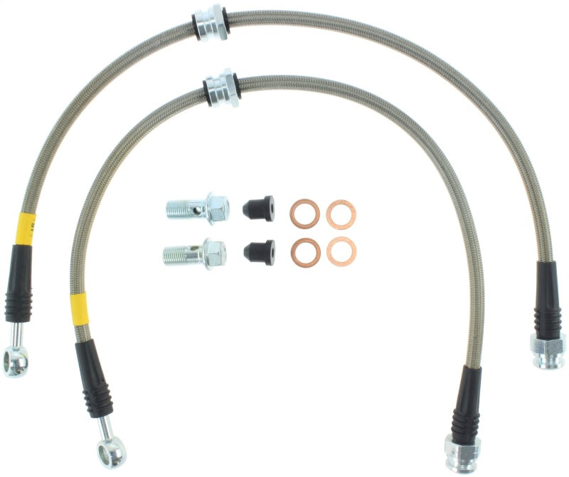 StopTech Stainless Steel Rear Brake lines for Hyundai Tiburon Stoptech Brake Line Kits AXOPROS