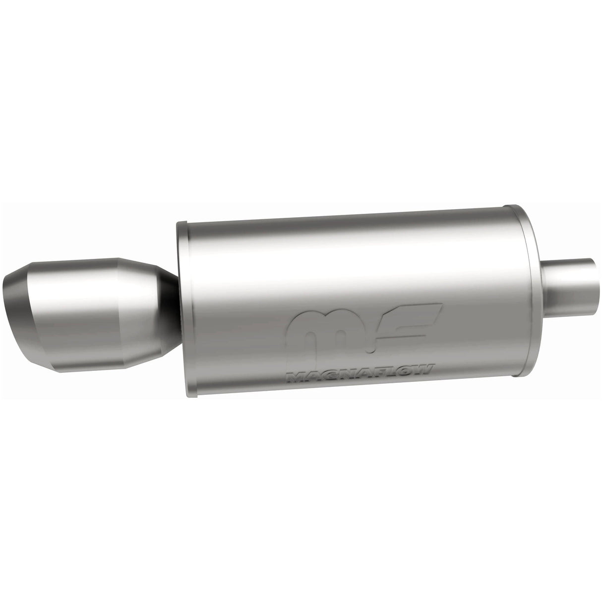 Straight-Through Performance Muffler; 2.25/4.5in. Center/Center; 7x14x7 Body MagnaFlow Exhaust Products Exhaust Muffler  AXOPROS