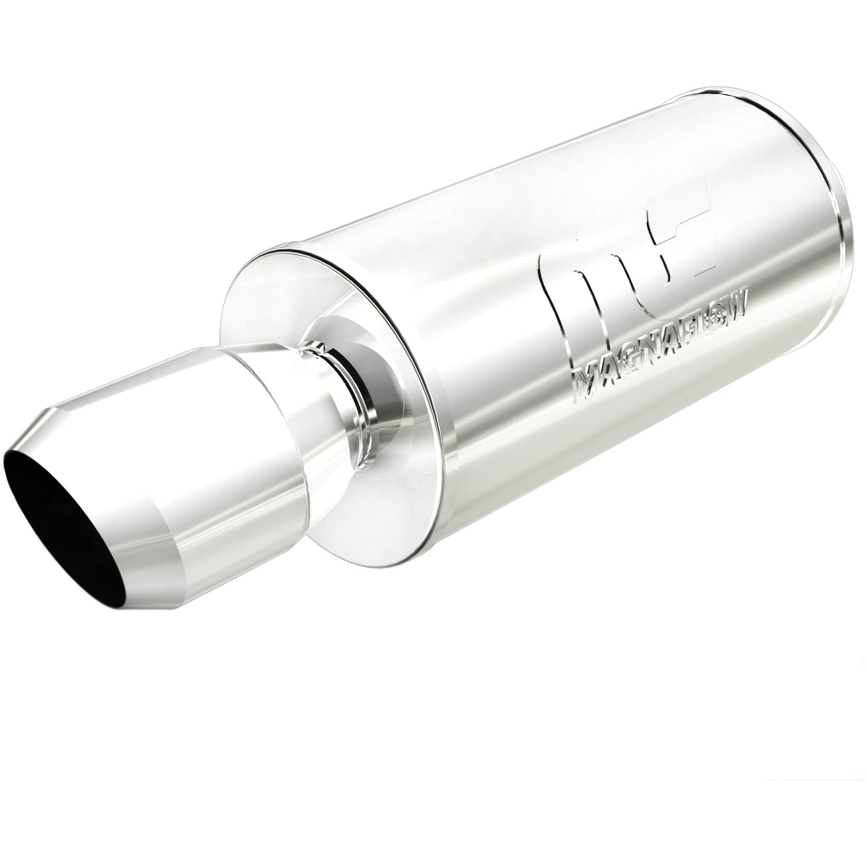 Straight-Through Performance Muffler; 2.25/4.5in. Center/Center; 7x14x7 Body MagnaFlow Exhaust Products Exhaust Muffler  AXOPROS