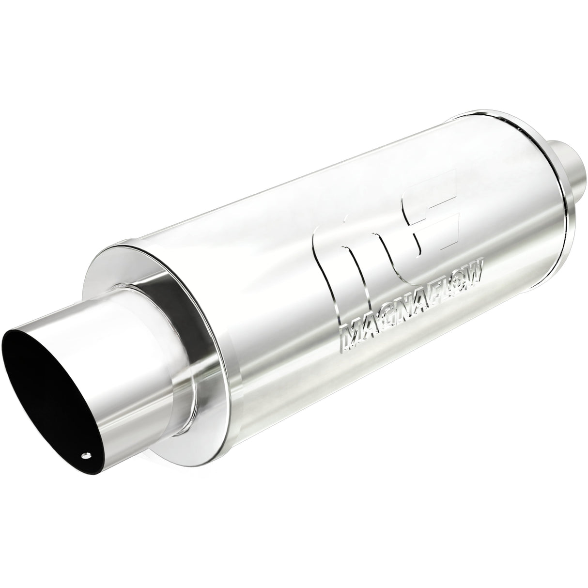 Straight-Through Performance Muffler; 2.25/4in. Center/Center; 6x14x6 Body MagnaFlow Exhaust Products Exhaust Muffler  AXOPROS