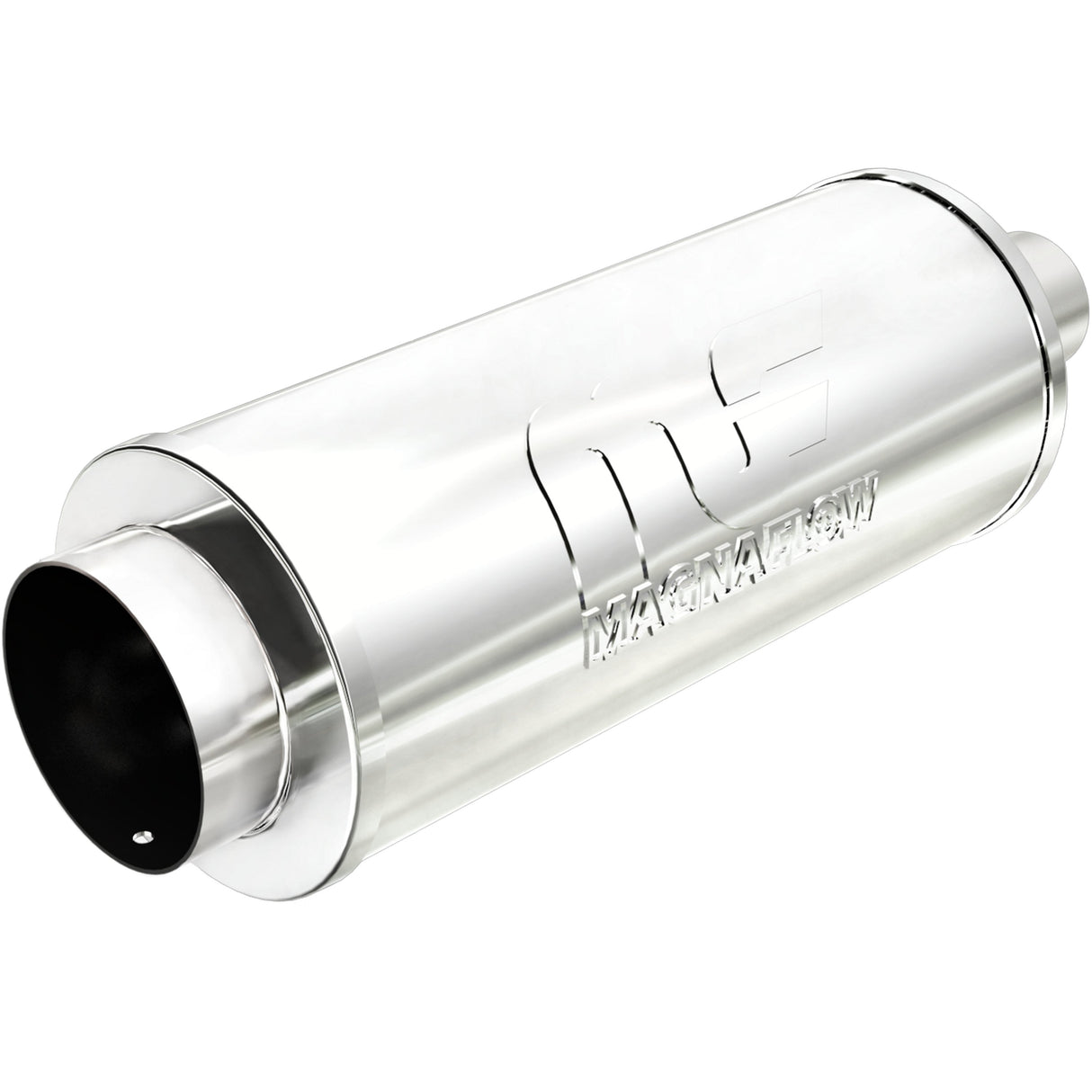 Straight-Through Performance Muffler; 2.25/4in. Center/Center; 6x14x6 Body MagnaFlow Exhaust Products Exhaust Muffler  AXOPROS