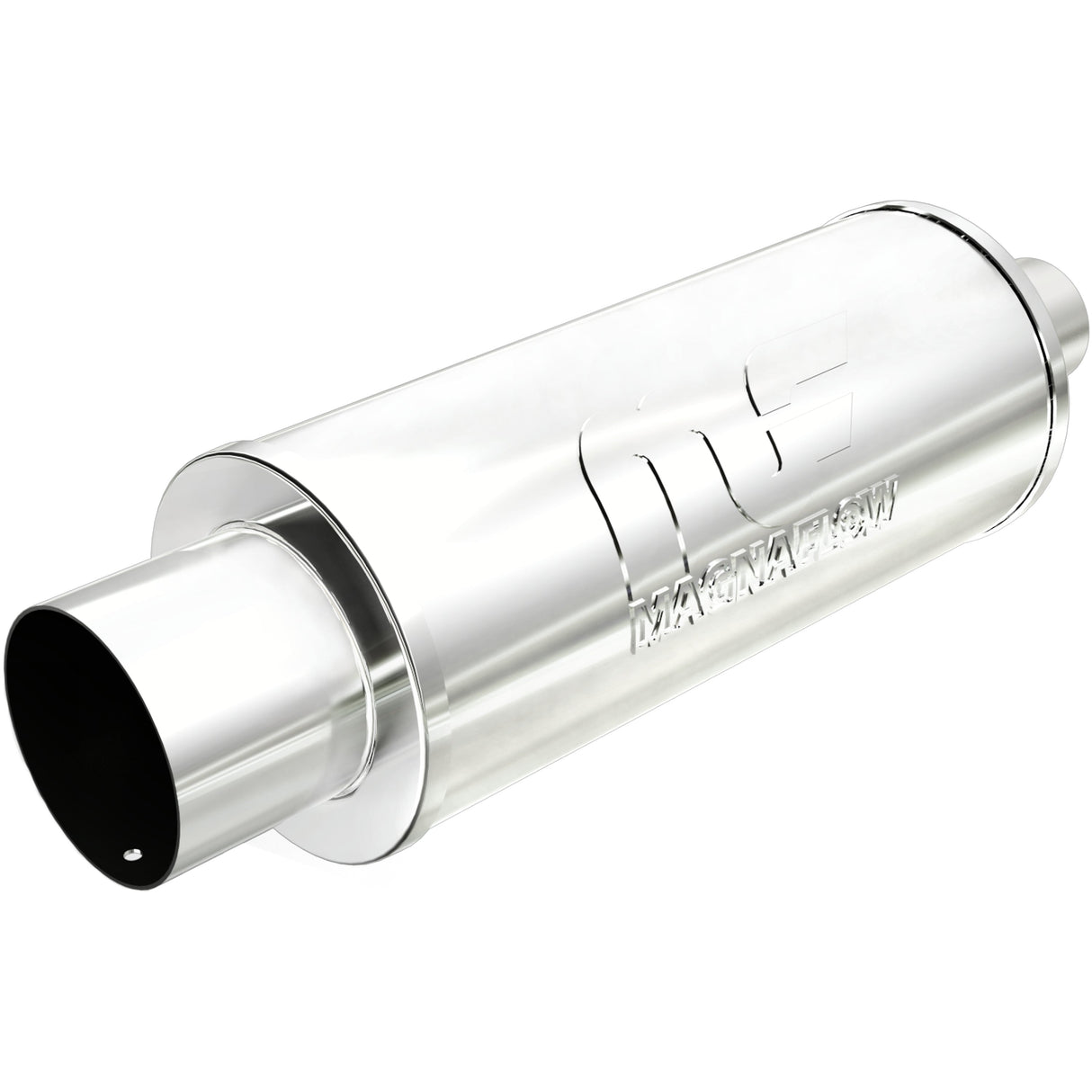 Straight-Through Performance Muffler; 2.25/4in. Center/Center; 6x14x6 Body MagnaFlow Exhaust Products Exhaust Muffler  AXOPROS