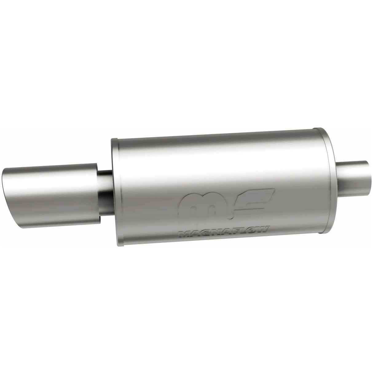 Straight-Through Performance Muffler; 2.25/4in. Center/Center; 7x14x7 Body MagnaFlow Exhaust Products Exhaust Muffler  AXOPROS