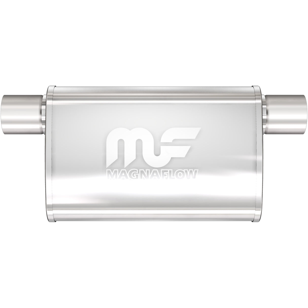 Straight-Through Performance Muffler; 2.25in. Offset Same Side; 4x11x9 Body MagnaFlow Exhaust Products Exhaust Muffler  AXOPROS
