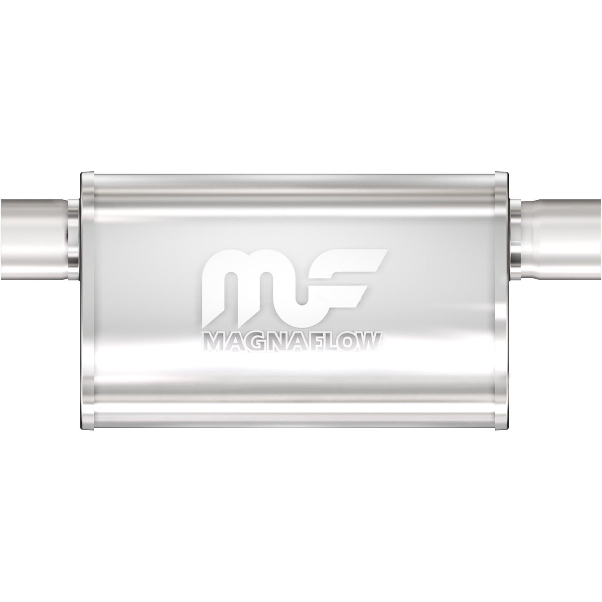 Straight-Through Performance Muffler; 2.5in. Offset Same Side; 5x14x8 Body MagnaFlow Exhaust Products Exhaust Muffler  AXOPROS
