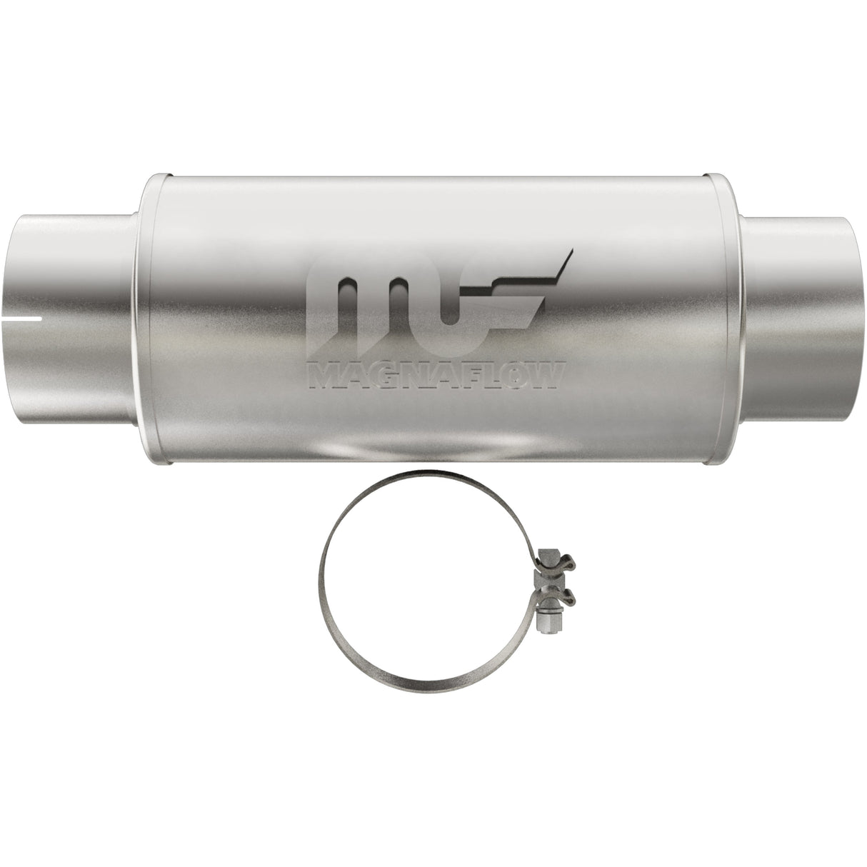 Straight-Through Performance Muffler; 5in. Center/Center; 7x14x7 Body MagnaFlow Exhaust Products Exhaust Muffler  AXOPROS