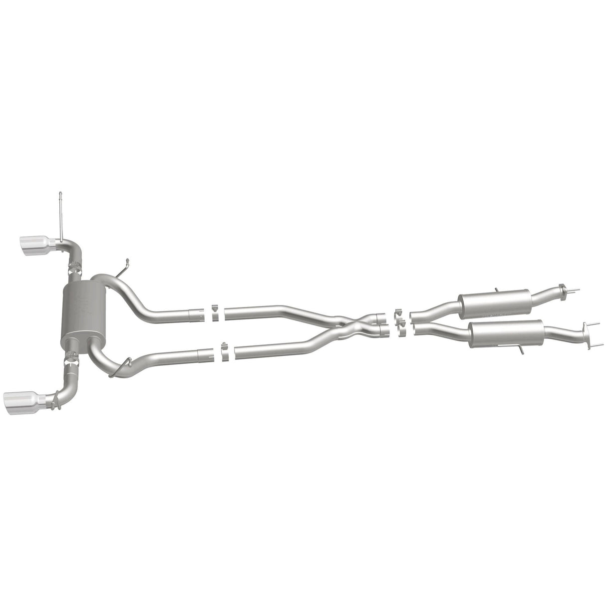 Street Series Black Cat-Back System MagnaFlow Exhaust Products Exhaust System Kit AXOPROS