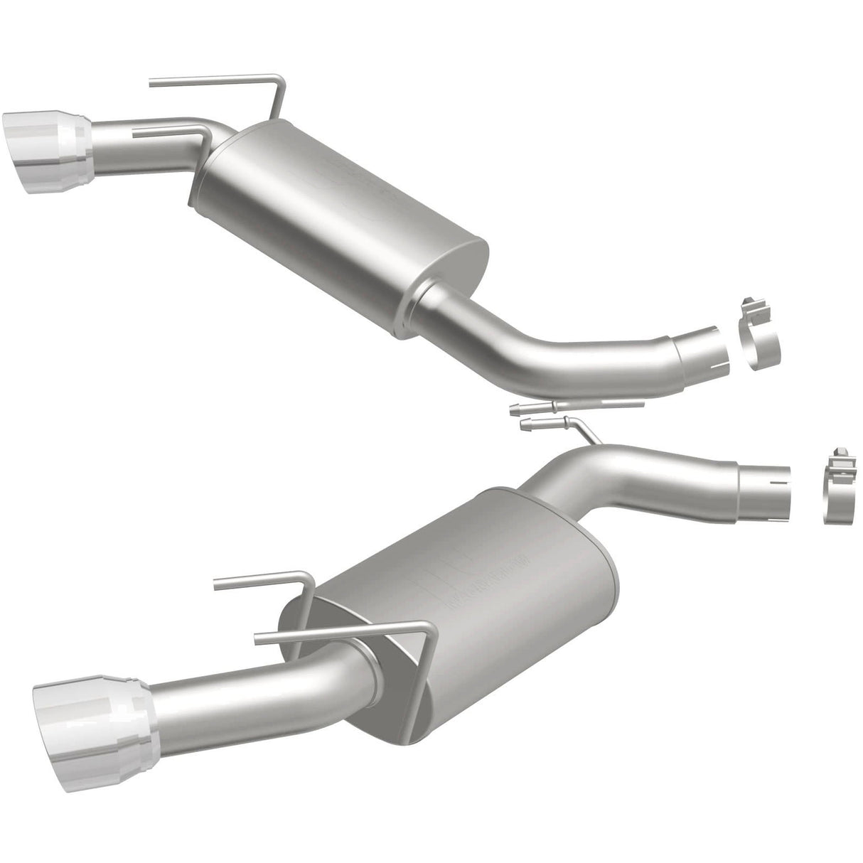 Street Series Stainless Axle-Back System MagnaFlow Exhaust Products Exhaust System Kit AXOPROS