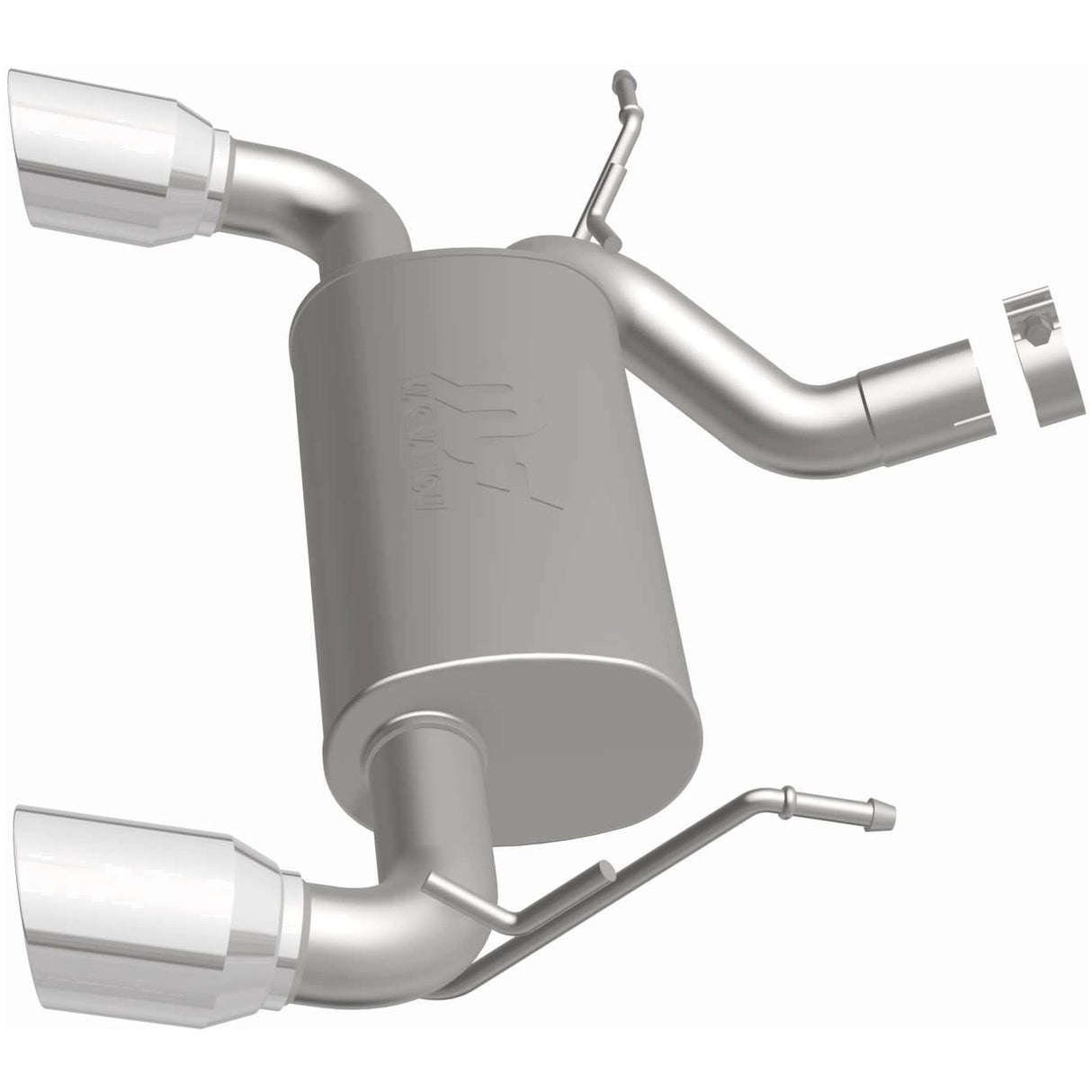 Street Series Stainless Axle-Back System MagnaFlow Exhaust Products Exhaust System Kit AXOPROS