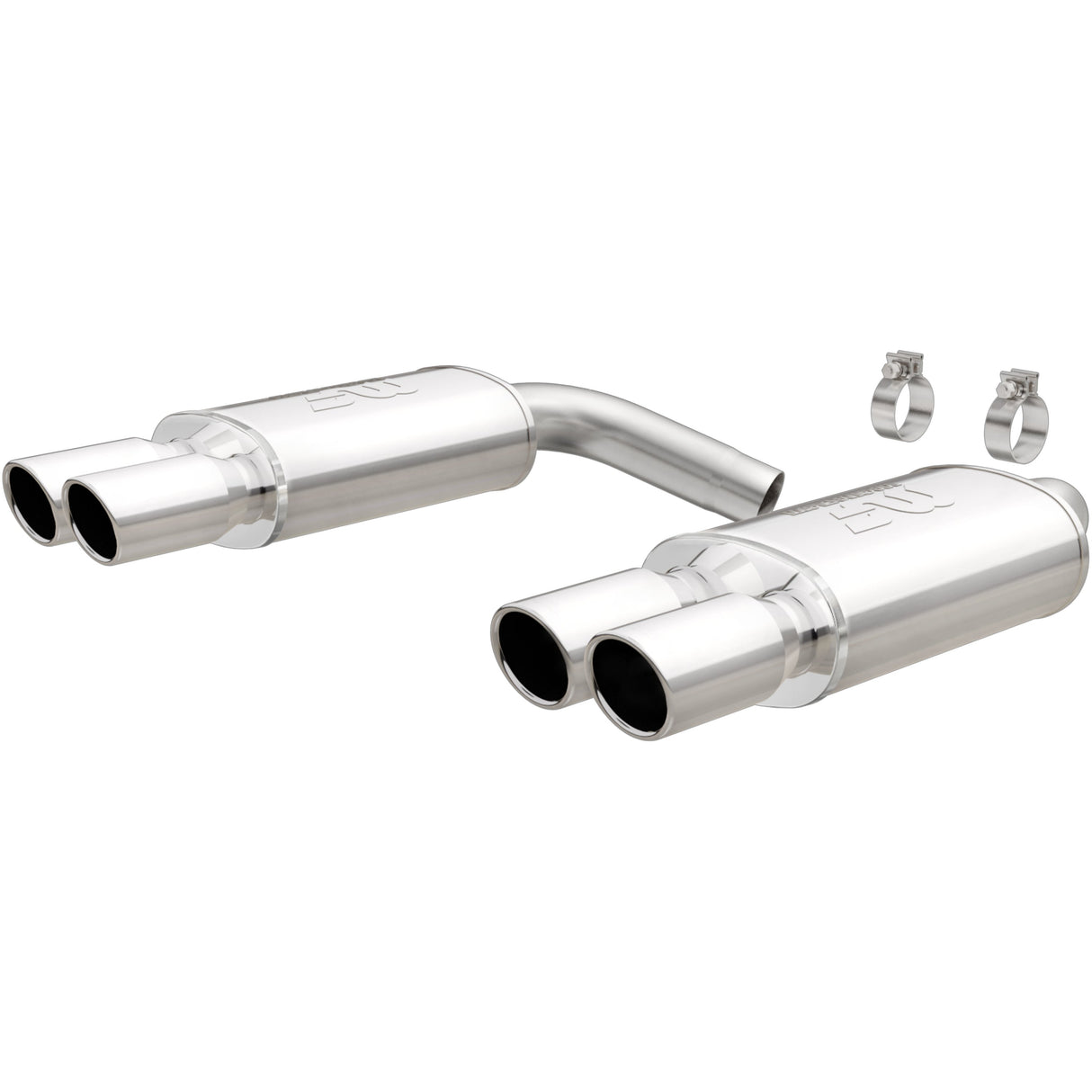 Street Series Stainless Axle-Back System MagnaFlow Exhaust Products Exhaust System Kit AXOPROS
