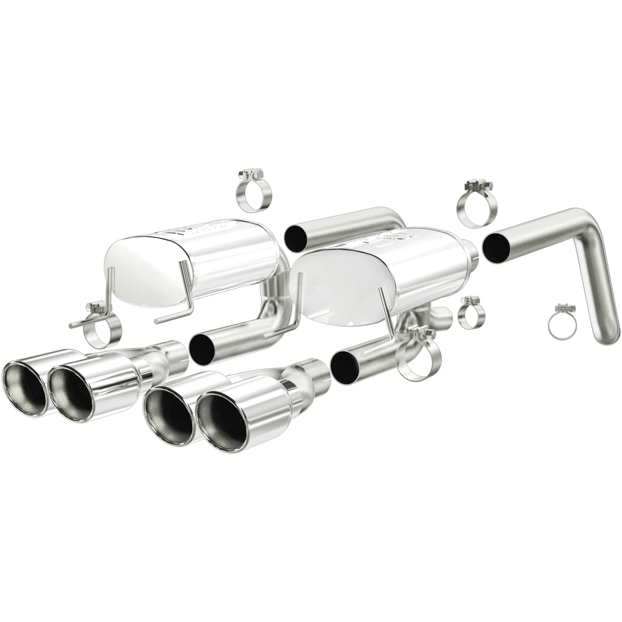 Street Series Stainless Axle-Back System MagnaFlow Exhaust Products Exhaust System Kit AXOPROS