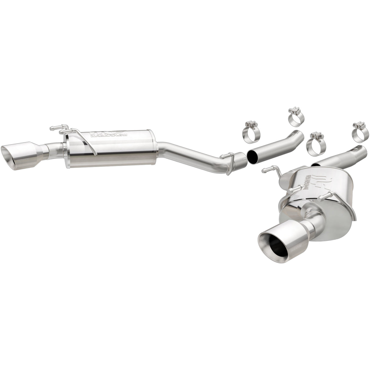 Street Series Stainless Axle-Back System MagnaFlow Exhaust Products Exhaust System Kit AXOPROS